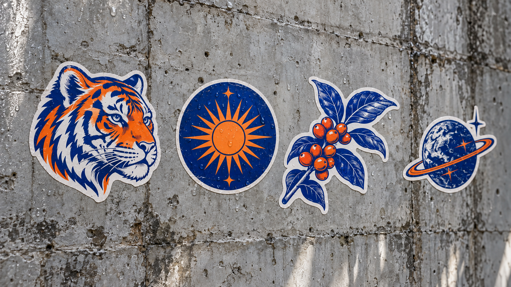 Minh họa ứng dụng sticker