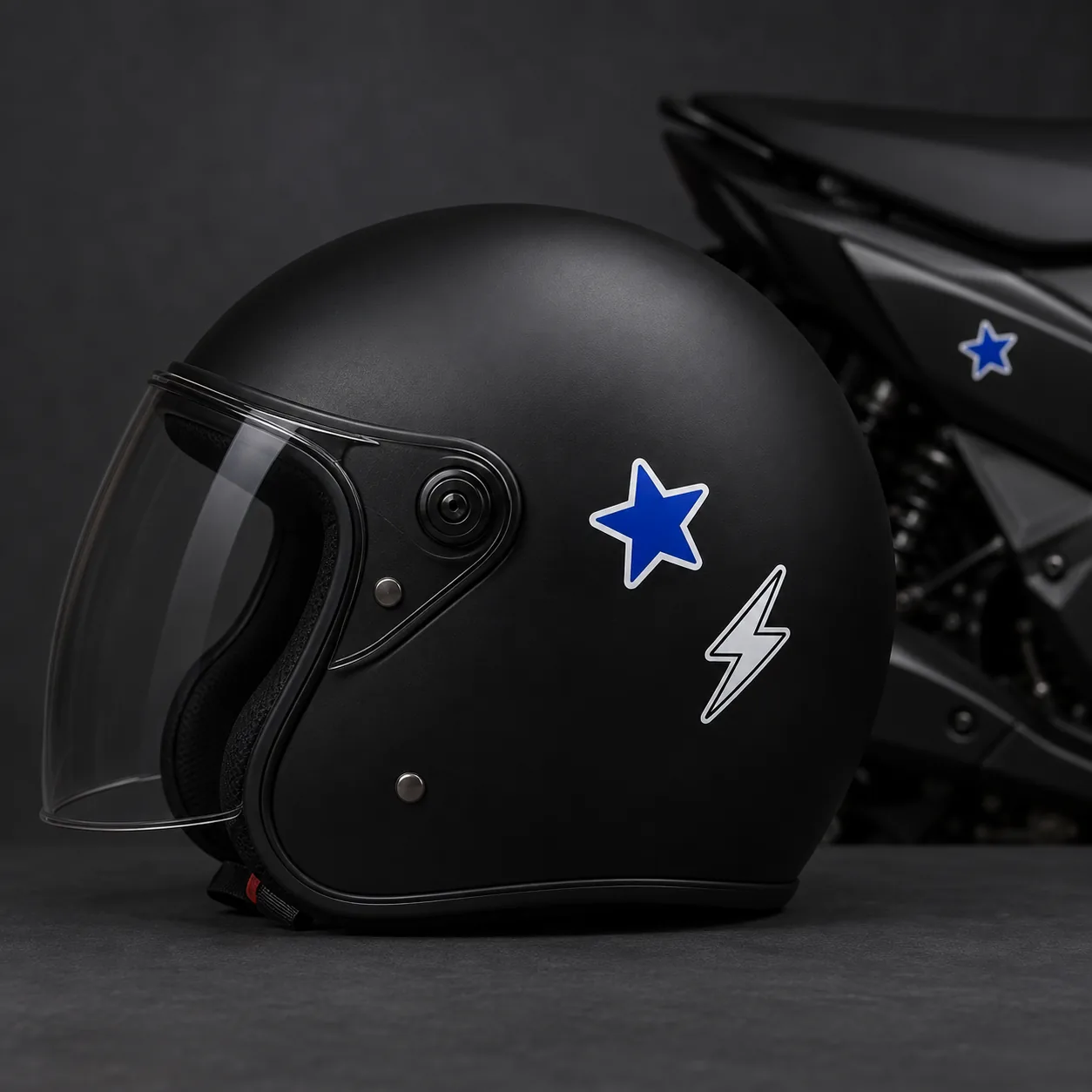 Minh họa Decal nón bảo hiểm