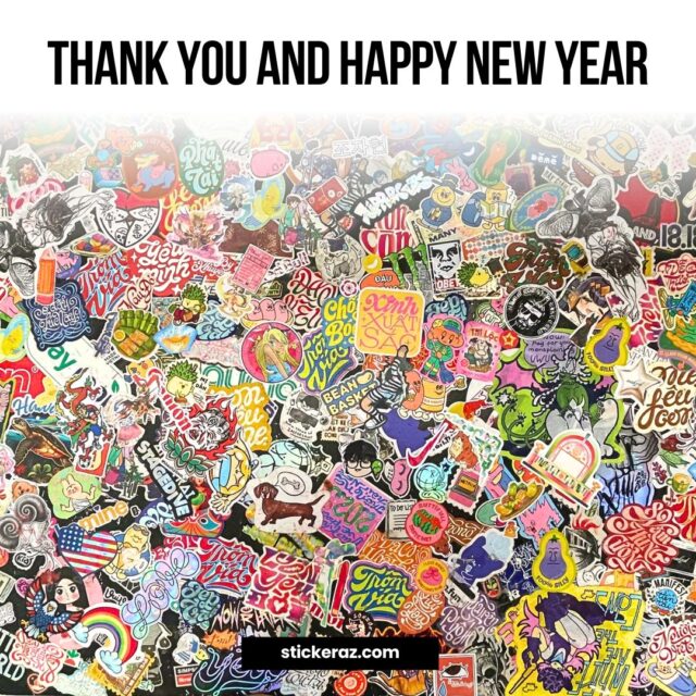 From one sticker to a whole board of memories
Thank you for helping us fill this sticker board throughout the past year! Let’s continue creating more impressive products together with STICKERAZ in 2026. Wishing all our valued customers a Happy New Year!