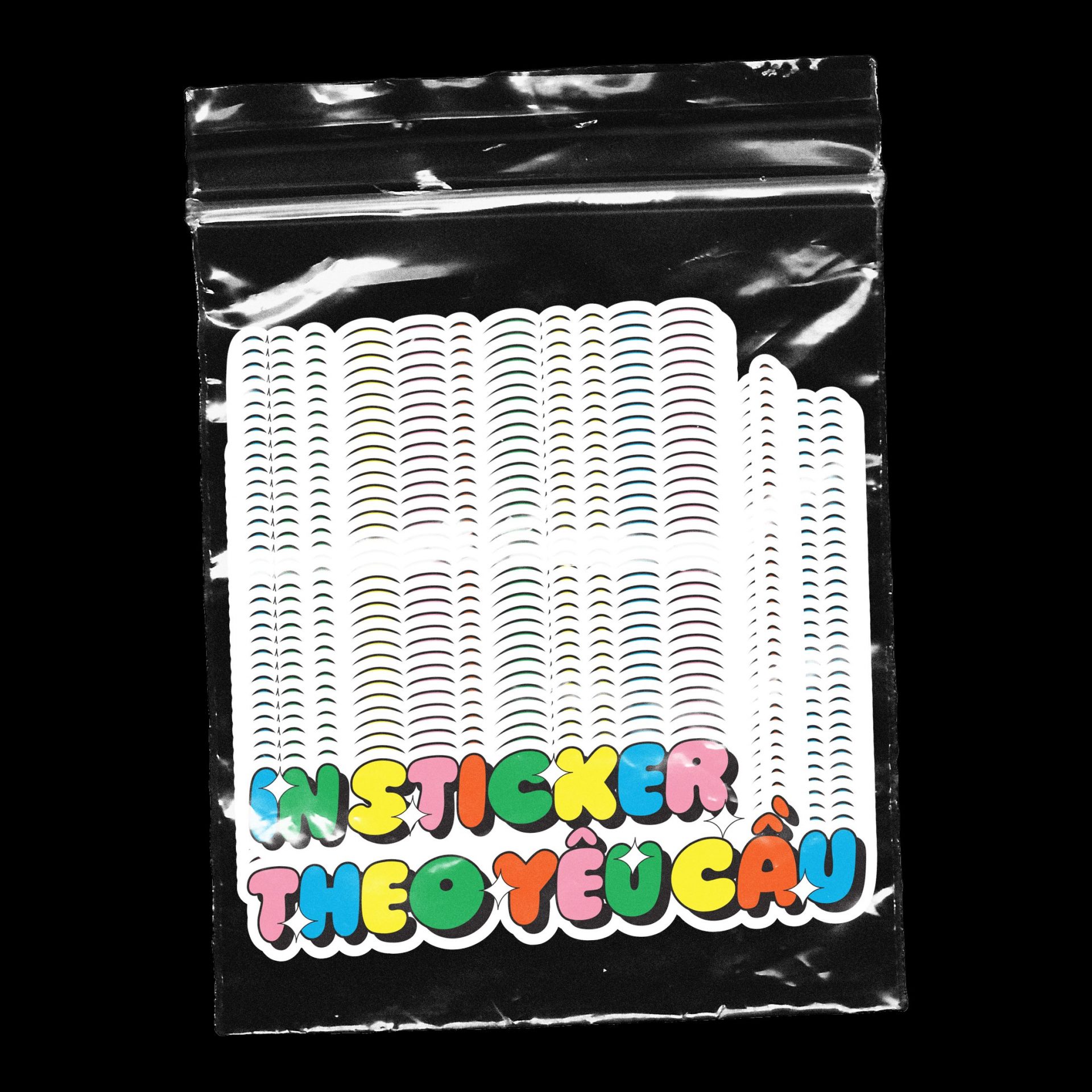 Mẫu sticker in theo yêu cầu của StickerAZ