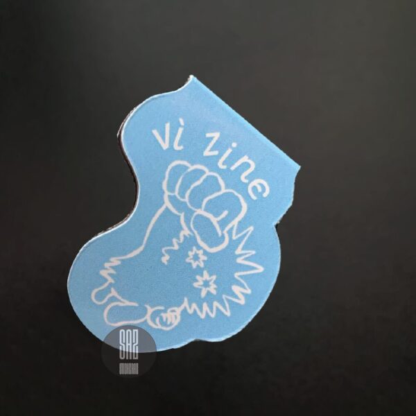 Sample mẫu magnet bookmark nam châm 0400001 mặt trên khi gập
