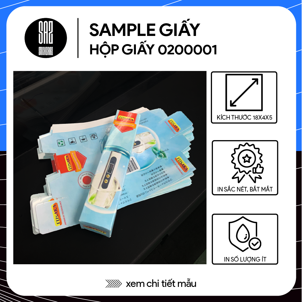 Mẫu giấy hộp bao bì 0200001